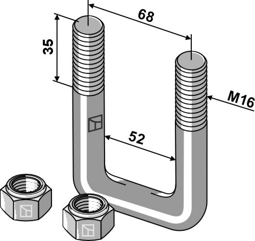 Spændebøjle - M16