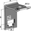 Holder for dobbelt fjedretand 25x25