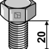 Bolt M12x1,25 - 12.9