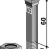 Donax-bolt M12x1,75x60 m. møtrik