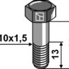 Bolt - M10x1,5x23 - 8.8