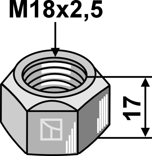 Låsemøtrik M18x2,5