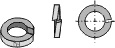 30-u-1_2 Fjederskive - 1/2''