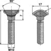 Spidsbolt - M10x50 - 10.9