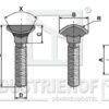 Spidsbolt - M8x20 - 6.6