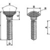 Spidsbolt - M10x60 - 10.9