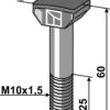 Bolt M10x1,5