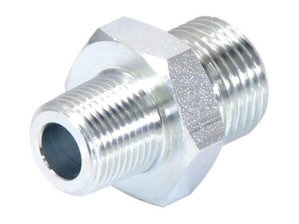 Hydraulikadapter 1/2'' BSP Han x 3/8'' BSPT Han