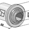 Afstands bøsning -68mm