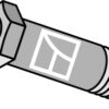 Smørenippel M10x1x40