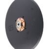 Såskær metal Ø343x3 u. Leje dæksel