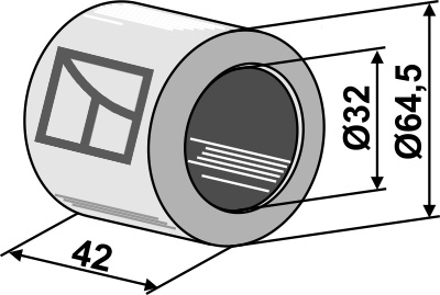 Træ leje - 32mm