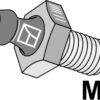 Smørenippel M6