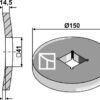 Svejsering for 28x28 og 30x30 Firkantet aksel
