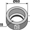 Flange indvendig for 26x26 firkantet aksel