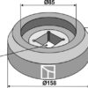 Flange udvendig Ø158