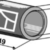 PVC leje bøsning