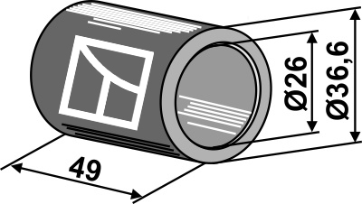 PVC leje bøsning