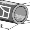 PVC leje bøsning