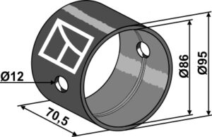 PVC lejebøsning