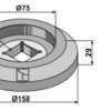 Flange udvendig Ø158