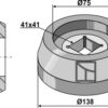 Flange indvendig Ø138