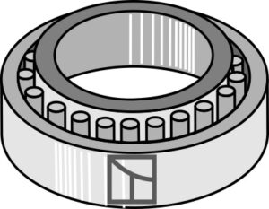 31-0507 Rulle leje Ø35