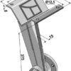 Holder for tallerken - forstærket