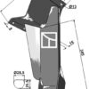 Tallerken holder bagerst