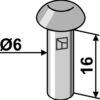 Nitte Ø6x16
