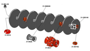 Sektioner m. plan tallerken Ø660 - tallerkenhavrer