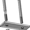 Bøjle bolt for profil 120x120