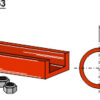 Holder kpl, for afstryger skinne