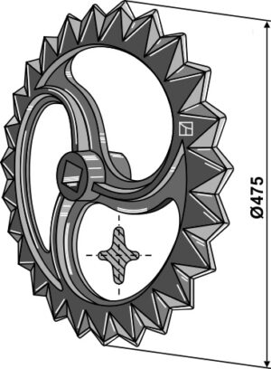 311-534 Pakkering - Ø475mm