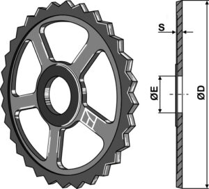 311-539 Pakkering - Ø530mm