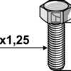 Bolt M8x1,25x15