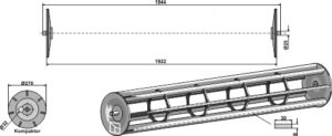 312-270-2000 Jordpakkervalse - 1944mm