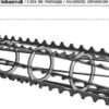 Jordpakkervalse (takket) med Ø25 aksel - 1240mm