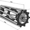 Rørpakkervalse Ø480 - 3000