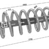 Spiralpakkervalse 3200mm - højre