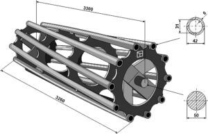 Rørpakkervalse Ø480 - 3300