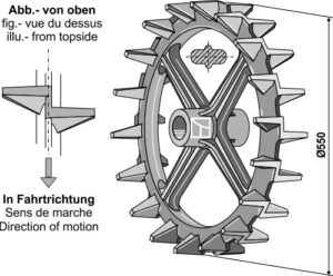 312-550 Knastring - Ø550mm