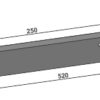Kniv for knivrotor 520