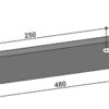 Kniv for knivrotor 480
