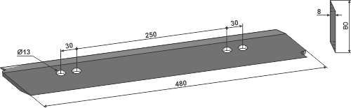 Kniv for knivrotor 480