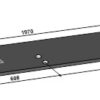 Skæreskinne 1970x8mm