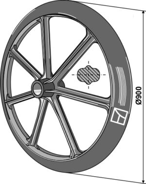 313-900 Pakker ring - Ø900mm