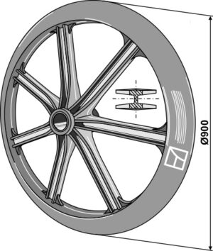 313-904 Pakker ring - Ø900mm