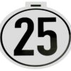 Kilometerskilt 25Km/h