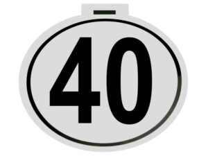 Kilometerskilt 40Km/h